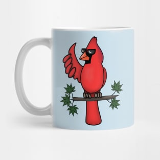 Mr. Cool Cardinal (Small Design) Mug